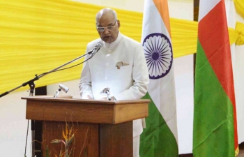 Visit of His Excellency Mr Ram Nath Kovind, President of India, at the University of Antananarivo