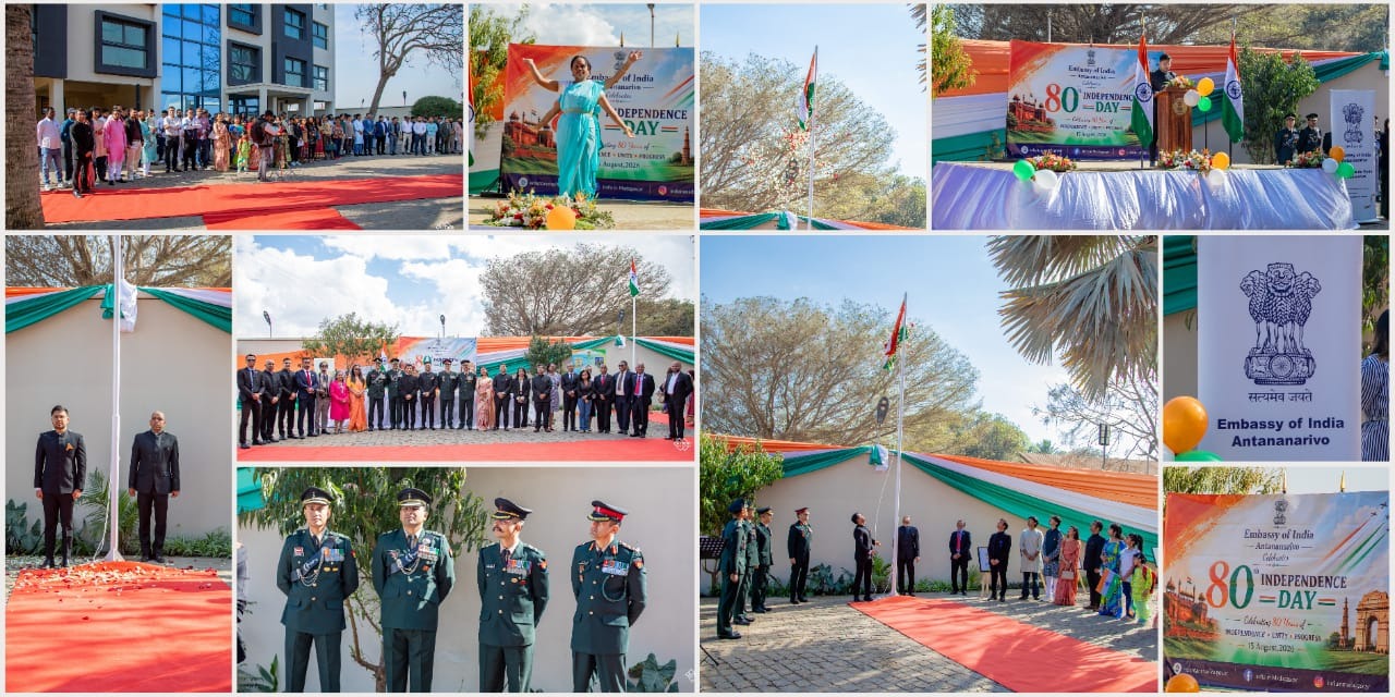 Celebration of 80th Independence Day of India in Antananarivo