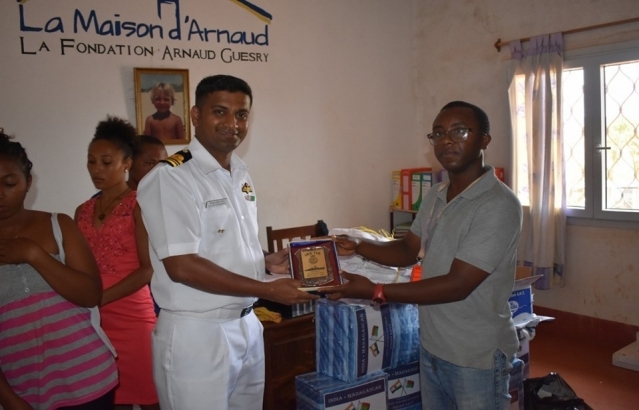 Indian navy ships visit to Madagascar, October 2019